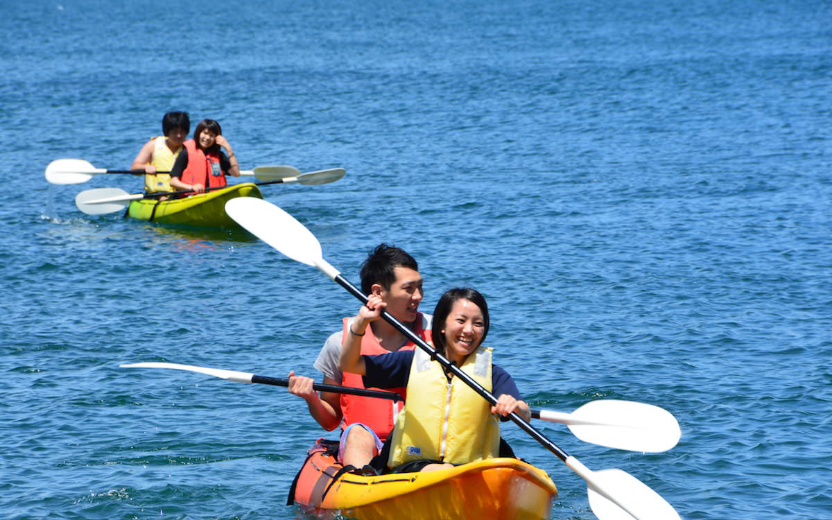 种子岛岩崎大酒店　海上皮划艇